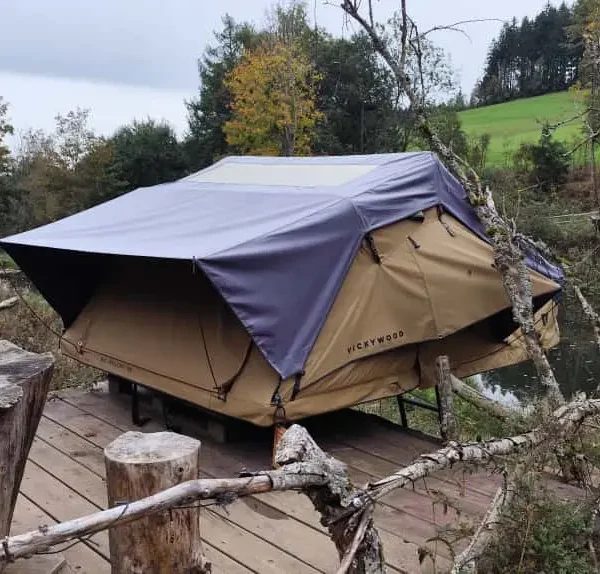 DACHZELT DORF Furtwangen Wooden Wumms VICKYWOOD Big Willow 180 Dachzelt Abverkauf