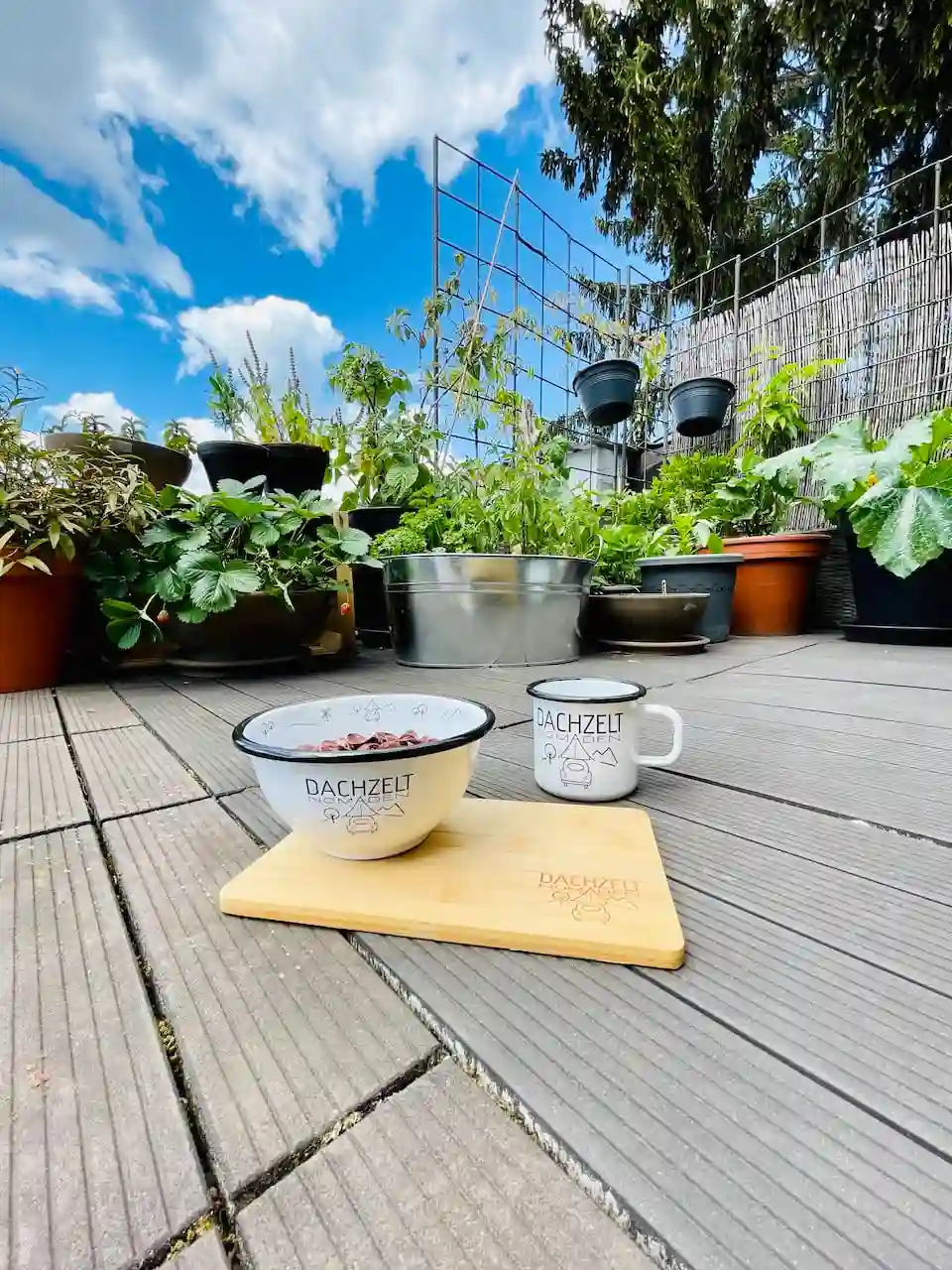 Dachzeltnomaden Shop DZN Merch Emaille Bowl kaufen