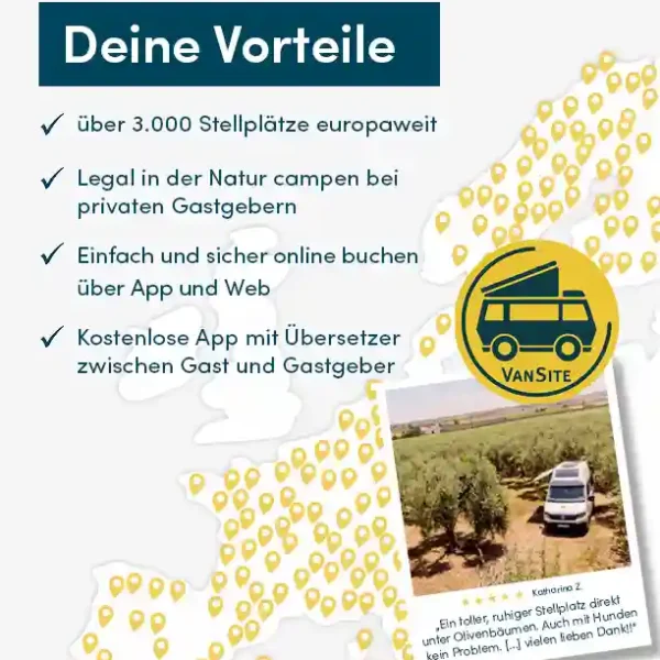 Dachzeltnomaden Shop aktionen gutscheine VanSite Stellplatz jahrespass kaufen