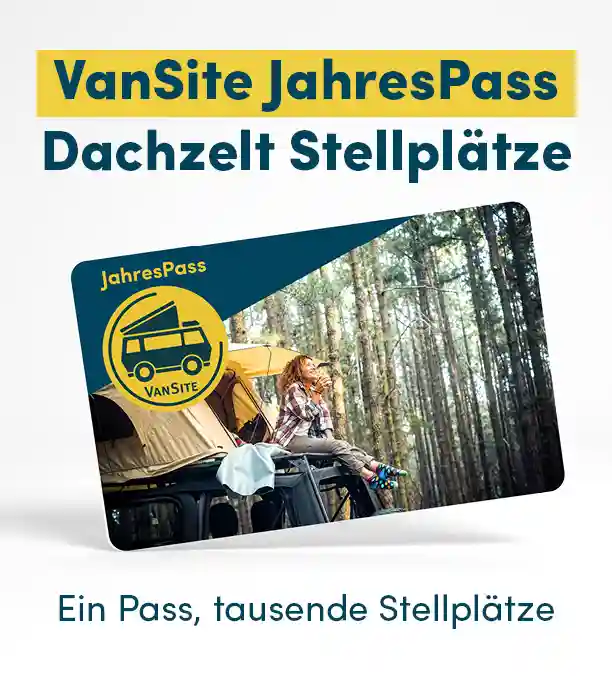 Dachzeltnomaden Shop aktionen gutscheine VanSite Stellplatz jahrespass kaufen