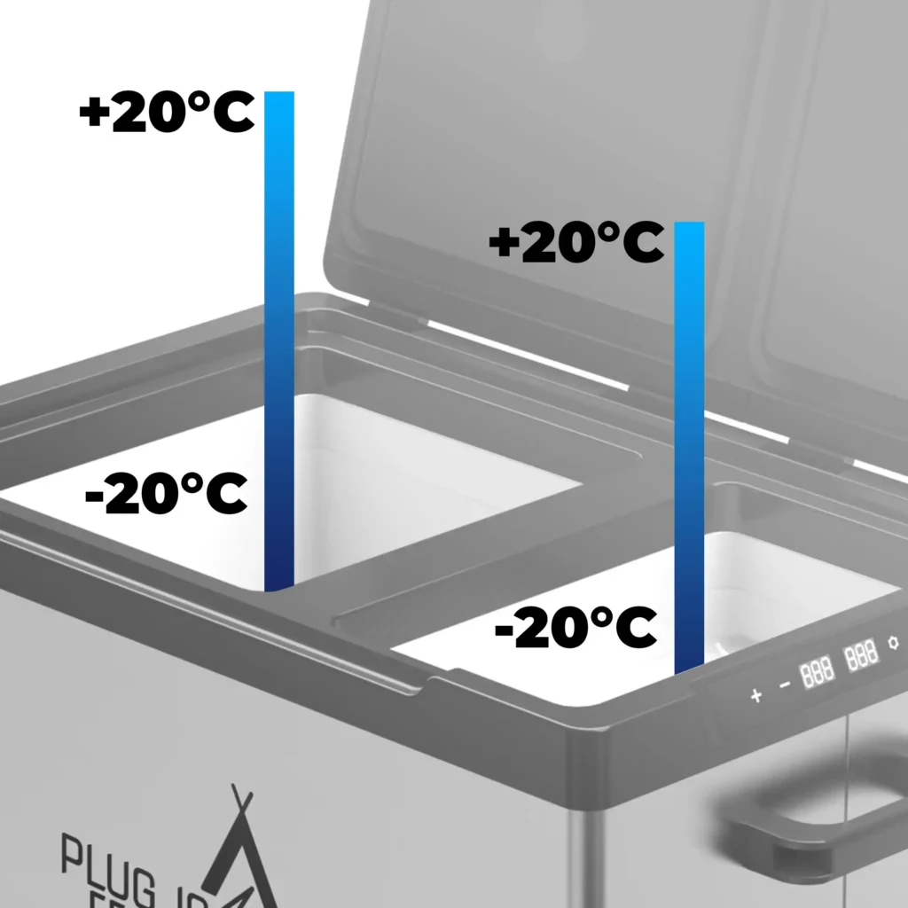 Dachzeltnomaden Shop Zubehoer Kochen Plug-in Festivals Kompressor-Kuehlbox IceCube DUAL 25-40 L kaufen