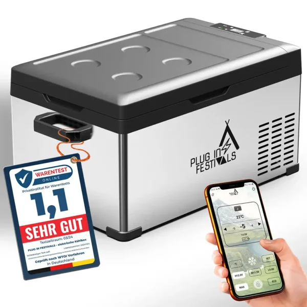 Dachzeltnomaden Shop Zubehoer Kochen Kompressor Kuehlbox Plug-In Festivals IceCube 25-65L kaufen