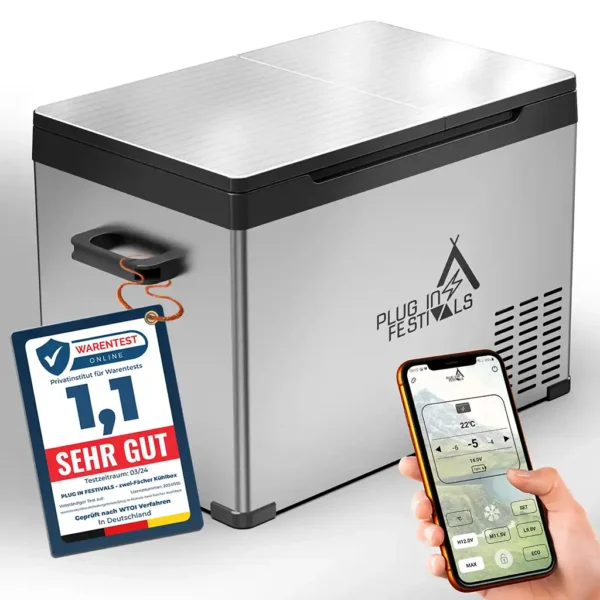 Dachzeltnomaden Shop Zubehoer Kochen Plug-in Festivals Kompressor-Kuehlbox IceCube DUAL 25-40 L kaufen