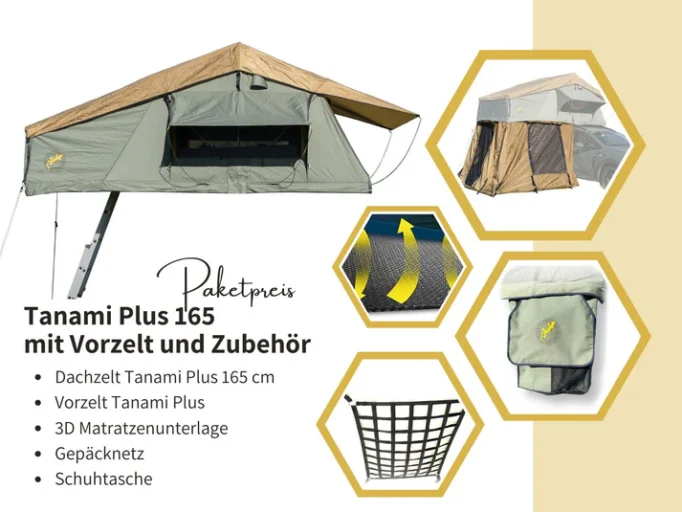 tanami plus 165 bundle dachzelt vorzelt zubehoer kaufen