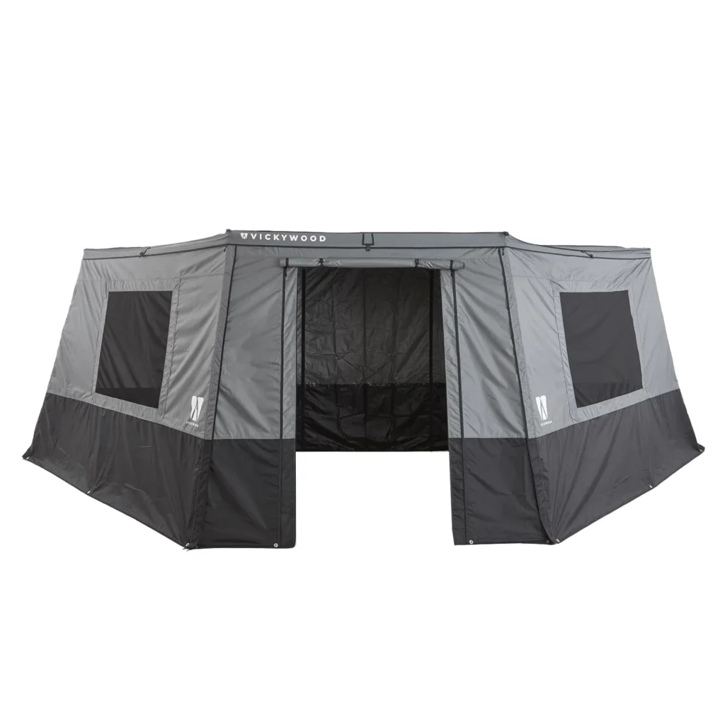 vickywood Seitenwände für 180° Heckmarkise LEAF 150 cm grau kaufen