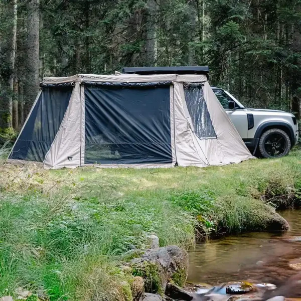 VICKYWOOD Seitenwände für 270° Markise LIGHT LEAF 200 cm sand kaufen