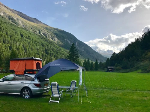 Skadu Sonnensegel femkes kaufen himmel wiese berge pkw dachzelt
