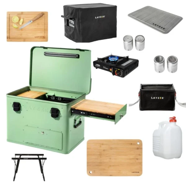 Layzee kuechenbox color bundle kaufen campingkueche