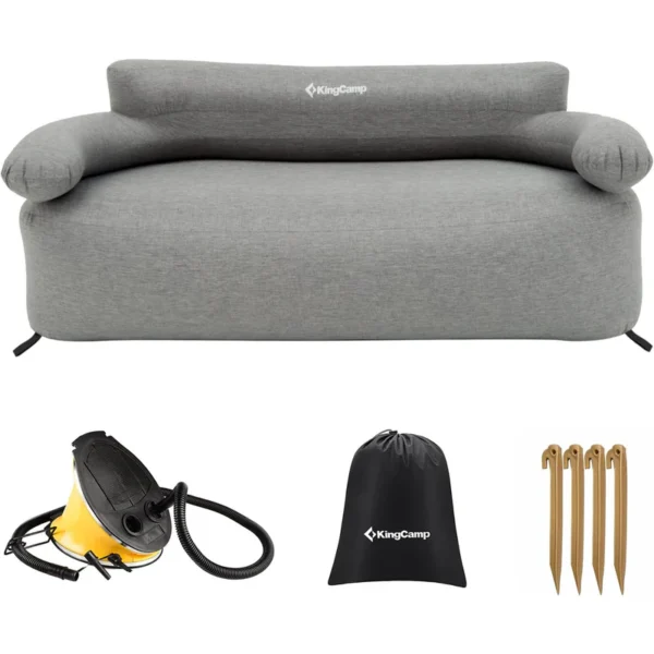 kingcamp campingcouch air sofa granite kaufen