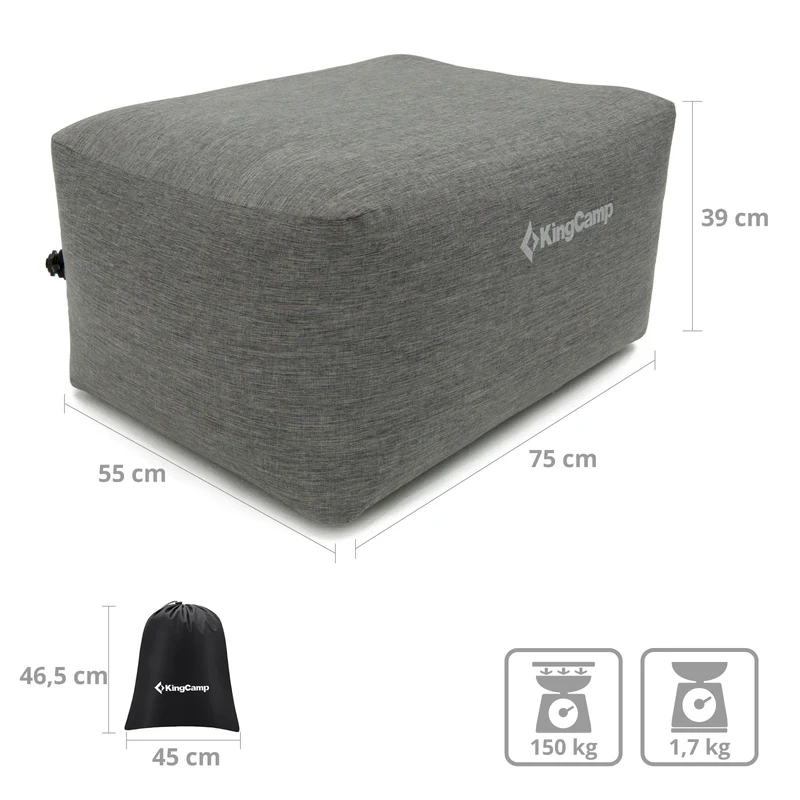 kingcamp campingsitz air cube granite kaufen