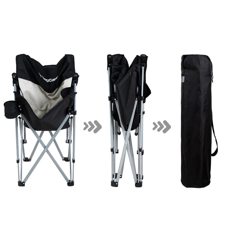 kingcamp campingstuhl comfort hard armrest chair kaufen
