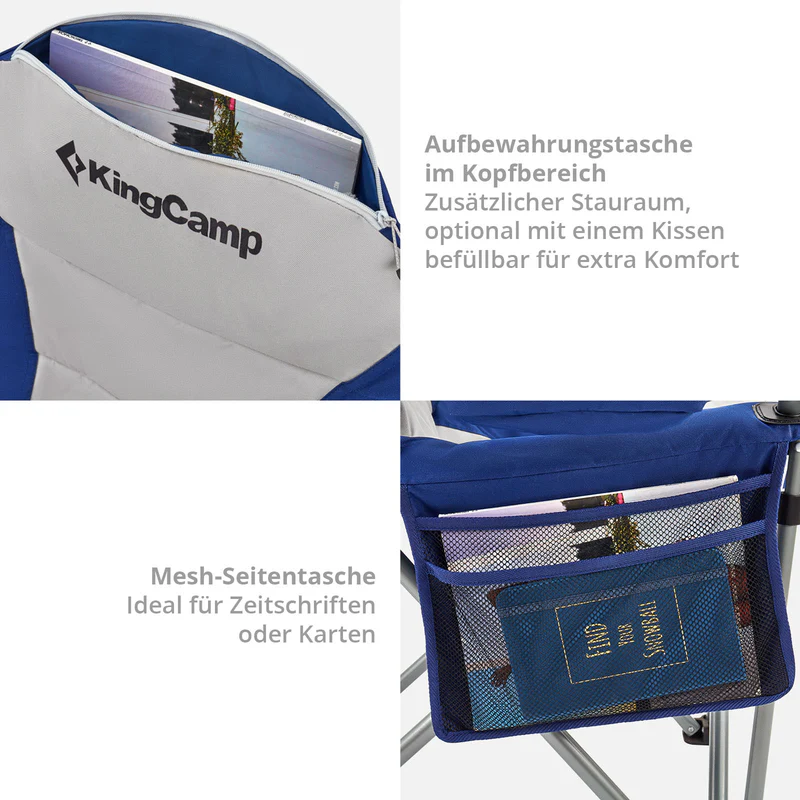 kingcamp campingstuhl deluxe kaufen
