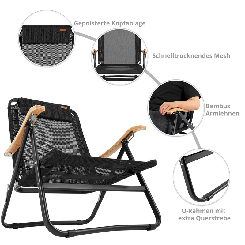 kingcamp campingstuhl hayden kaufen