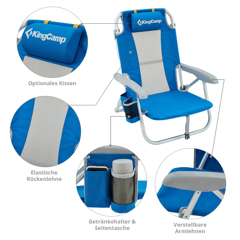 kingcamp campingstuhl lilac kaufen