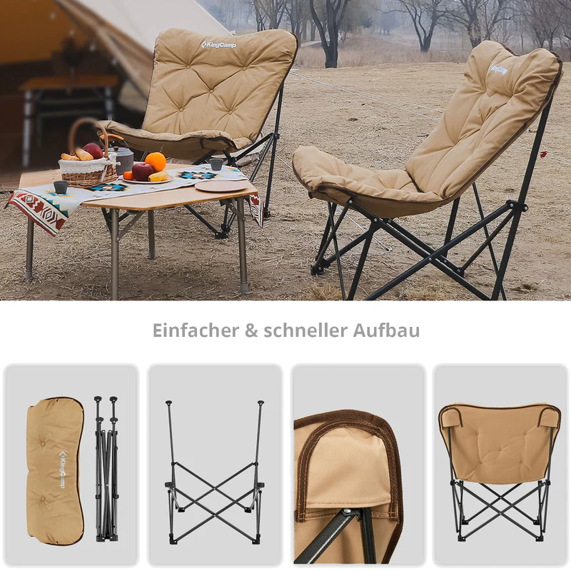 kingcamp campingstuhl lindon relax kaufen