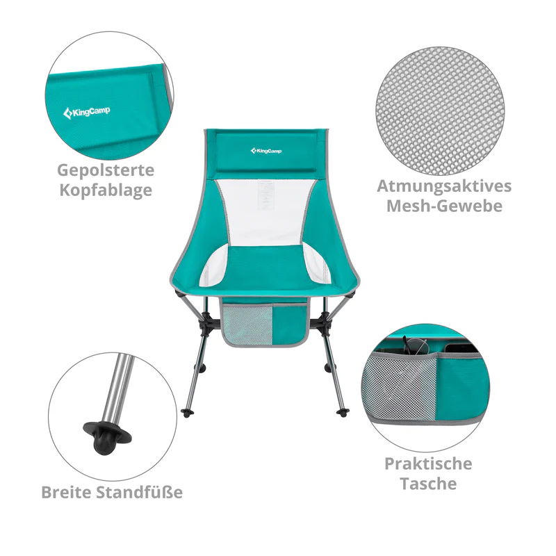 kingcamp campingstuhl logan kaufen