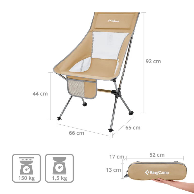 kingcamp campingstuhl logan kaufen