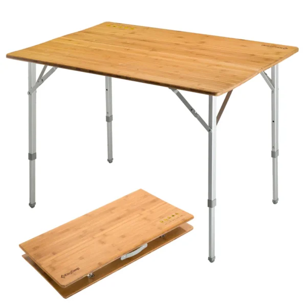 kingcamp koffertisch bamboo family table kaufen