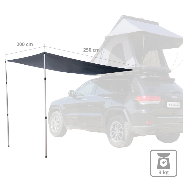 kingcamp rooftop tarp grau kaufen