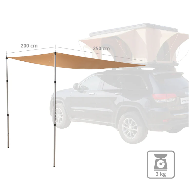 kingcamp rooftop tarp khaki kaufen