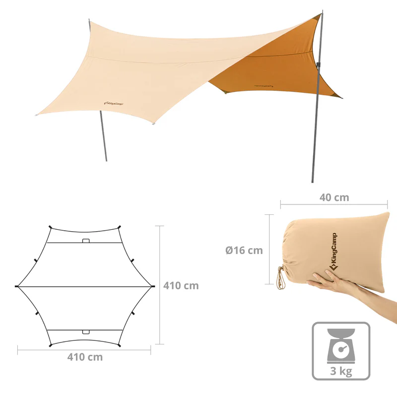 kingcamp sonnensegel tagounit tarp kaufen