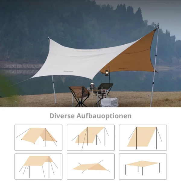kingcamp sonnensegel tagounit tarp kaufen