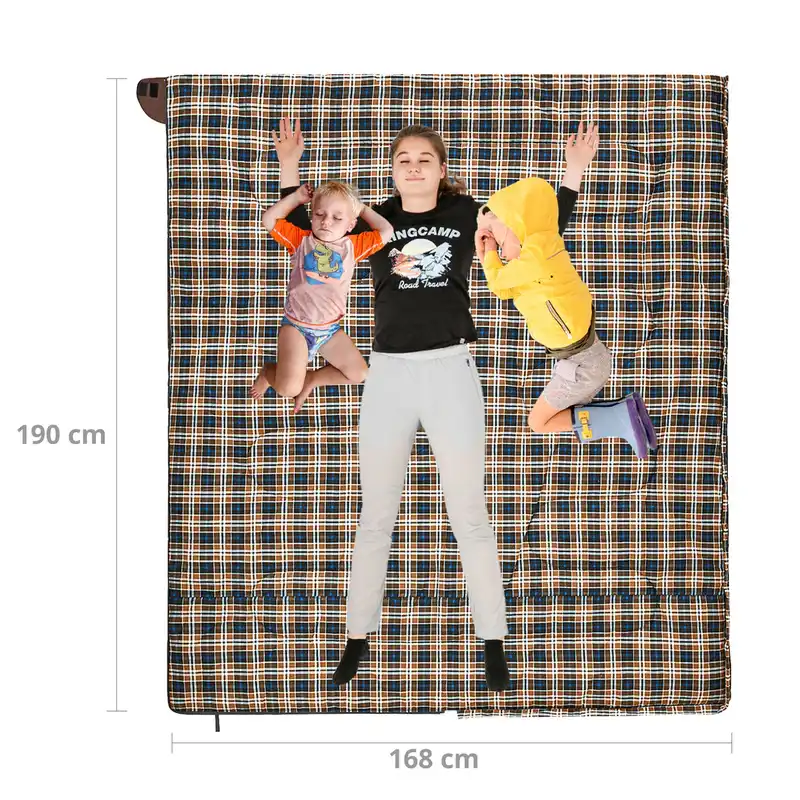 kingcamp deckenschlafsack snowflake 400 kaufen
