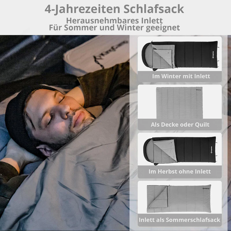 kingcamp deckenschlafsack bedfort kaufen
