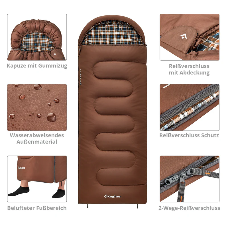 kingcamp deckenschlafsack cloud 400 kaufen