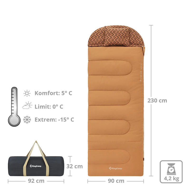 kingcamp deckenschlafsack forst kaufen