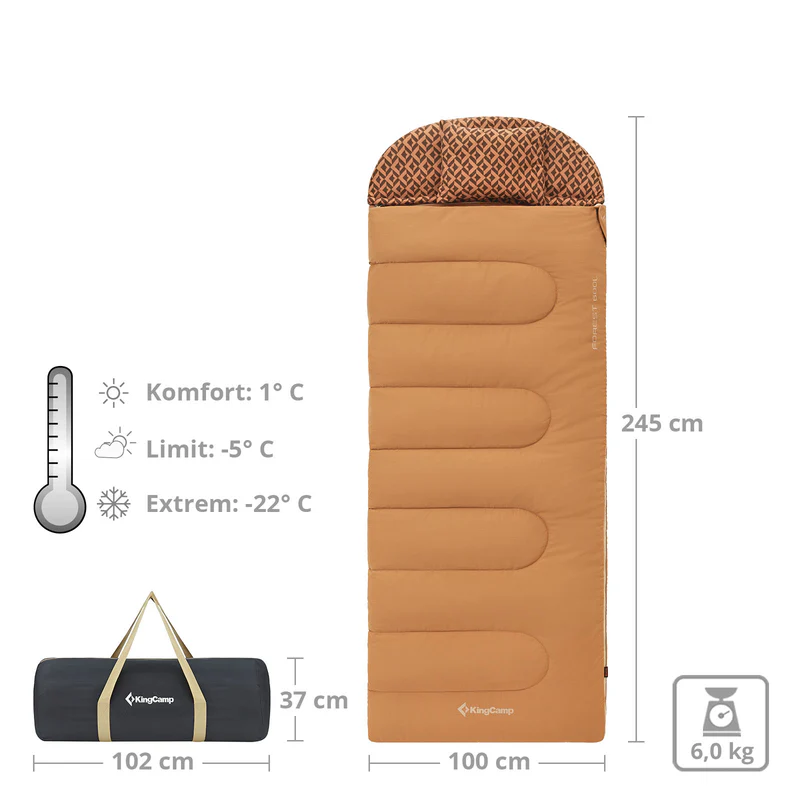 kingcamp deckenschlafsack forst kaufen