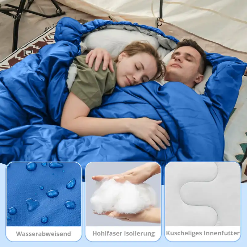 KingCamp doppelschlafsack decke fallon double kaufen