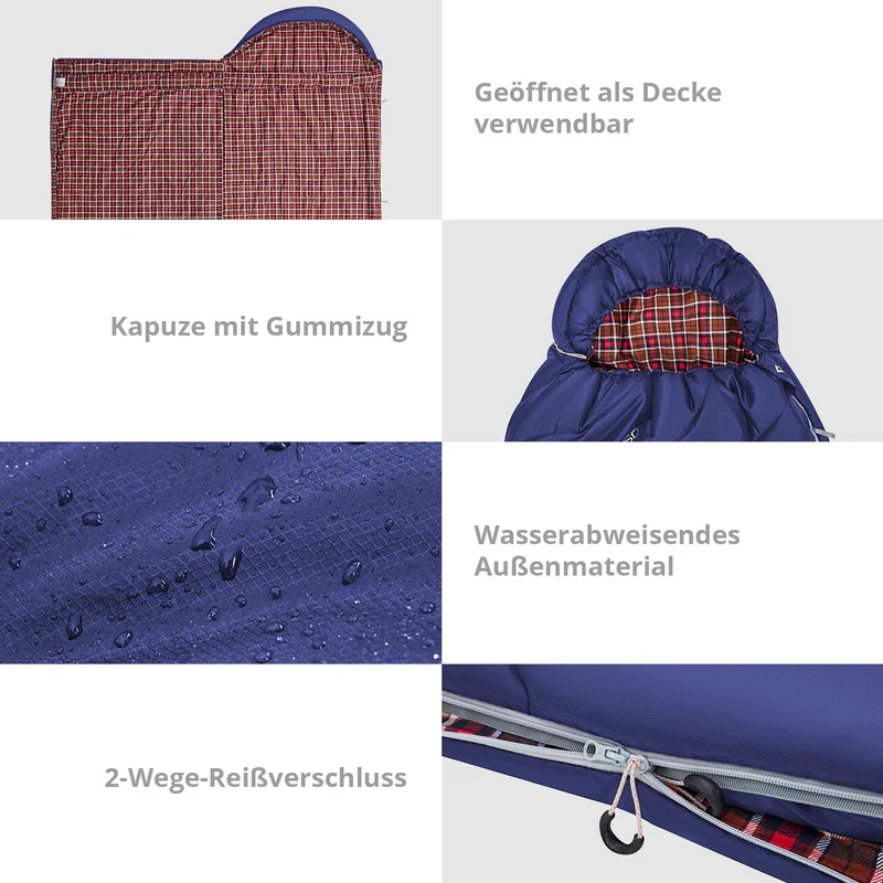 kingcamp mumienschlafsack freespace 250 kaufen