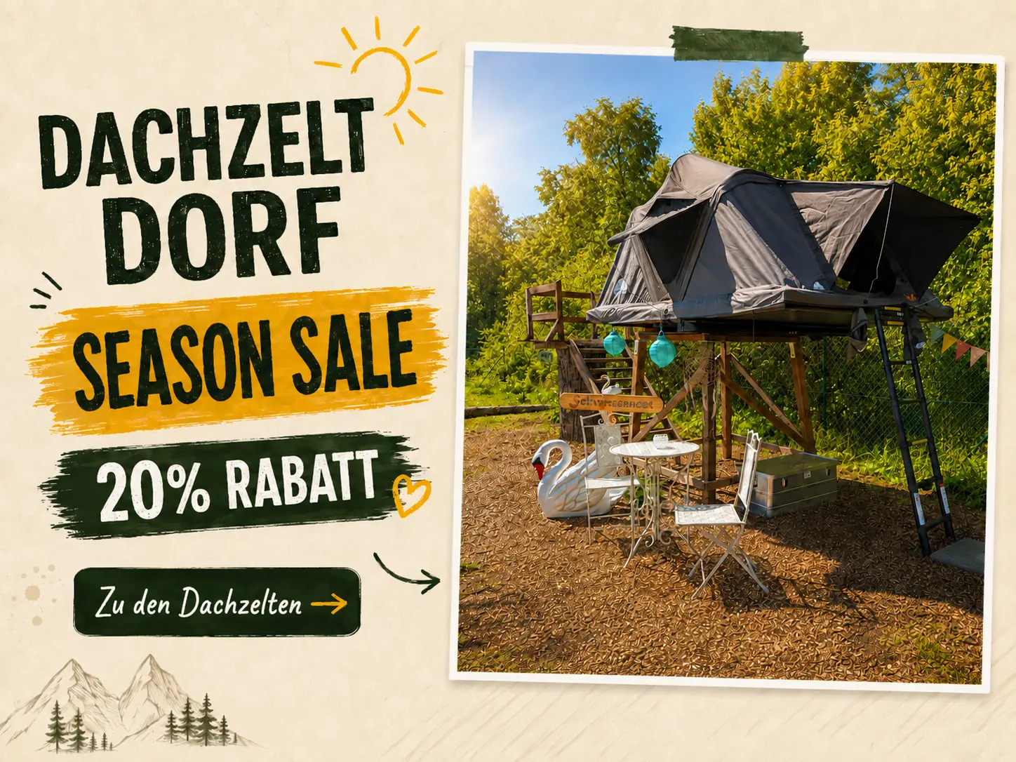 DACHZELT DORF Season Sale Themenwoche Messe DACHZELT DORF Season Sale Themenwoche Messe