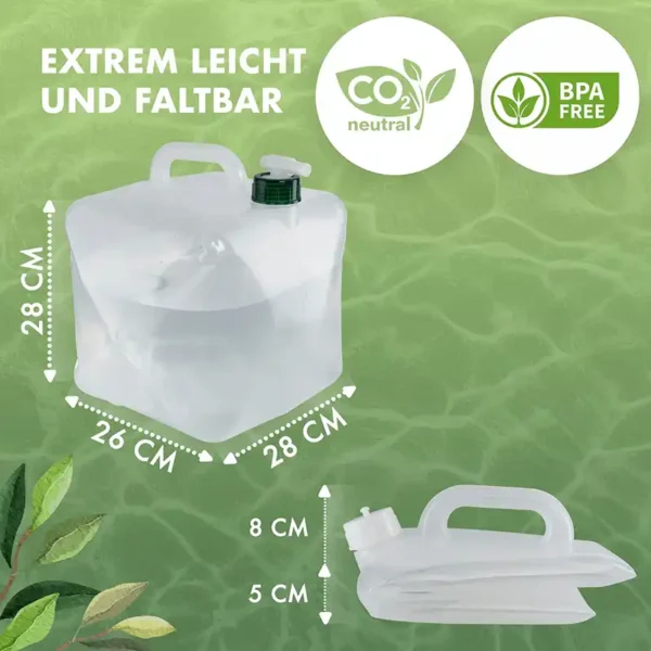 naturbummler faltbarer wasserkanister bpa-frei 4er set kaufen