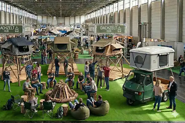 dachzelt ausstellung dachzelt hub afb hannover