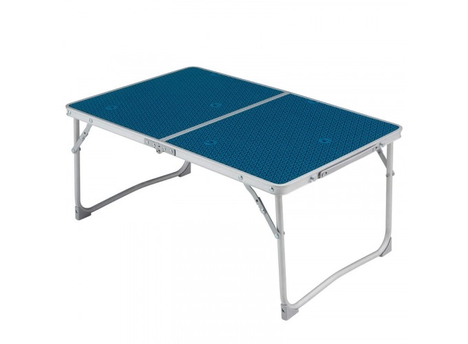 Campingtisch MH100 niedrig klappbar blau