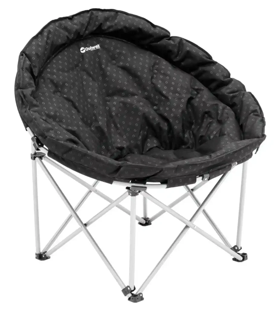 Outwell Casilda Campingstuhl, Black, 104 x 63 x 90 cm