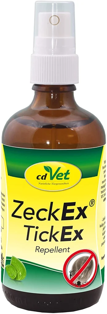 cdVet ZeckEx Zeckenabwehr-Spray 100 ml - Sofortschutz mit Langzeitwirkung für Mensch und Tier, natürliches Zeckenmittel ohne synthetische Zusatzstoffe, dermatologisch getestet