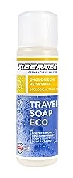 Fibertec Travel Soap Eco, biologisch abbaubare universal Reiseseife zur Körperpflege, als Geschirrspülmittel oder Bekleidungswaschmittel, 250ml