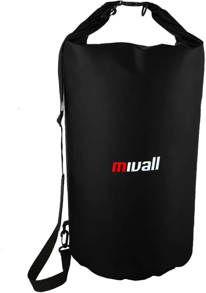 Mivall wasserdichter Packsack Seesack Transportsack 10/20 / 30/50 Liter (50 Liter)