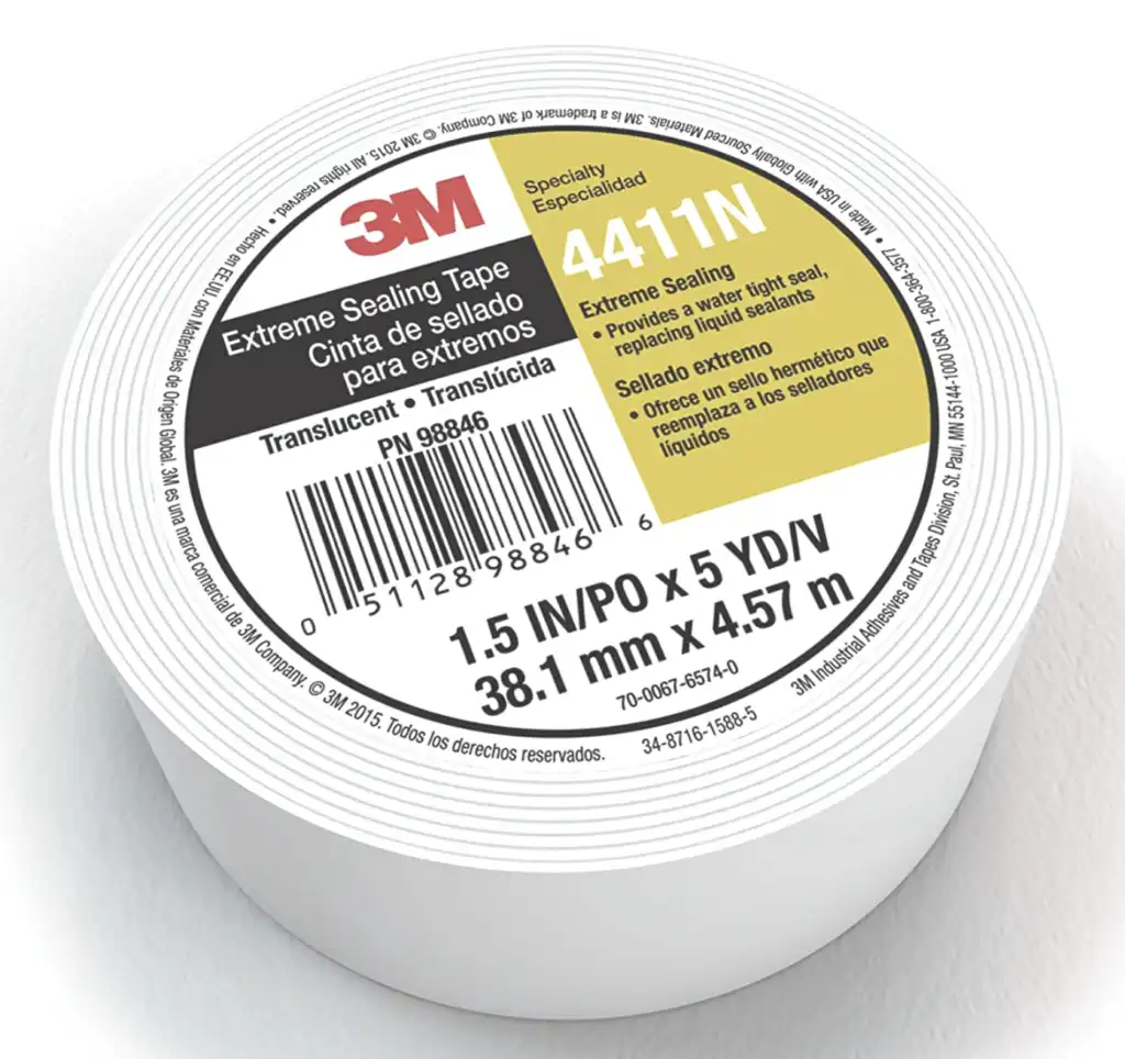 3M™ Extreme Dichtungsband 4411N, durchscheinend, 61 cm x 36 m