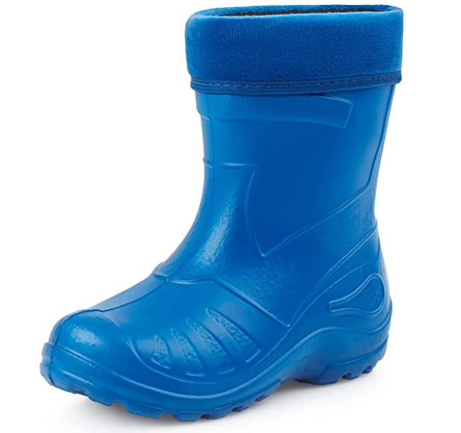 Kindergummistiefel Ladeheid Kinder federleichte Eva Thermo Gummistiefel Regenstiefel gefüttert KL050