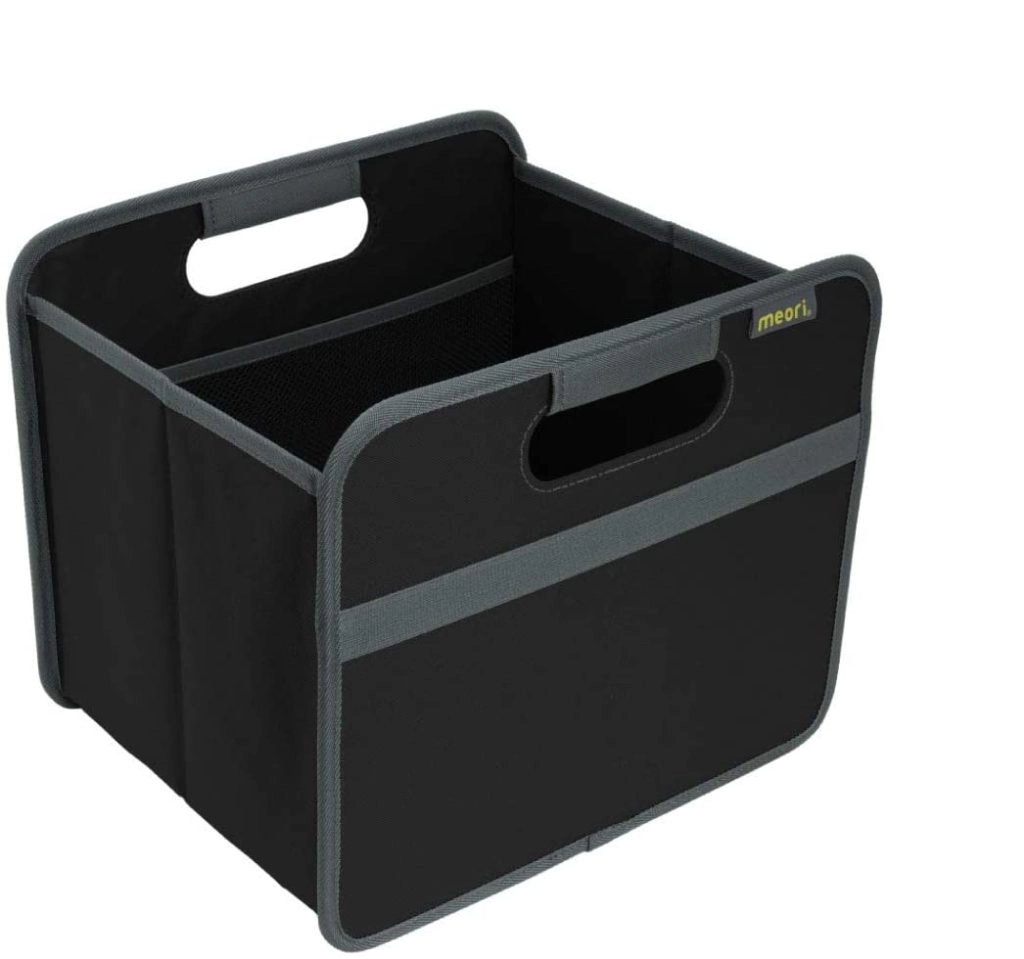 Meori Aufbewahrungsbox faltbar Traglast 30 kg - 32cm 26,5cm 27.5cm Größe S - schwarz