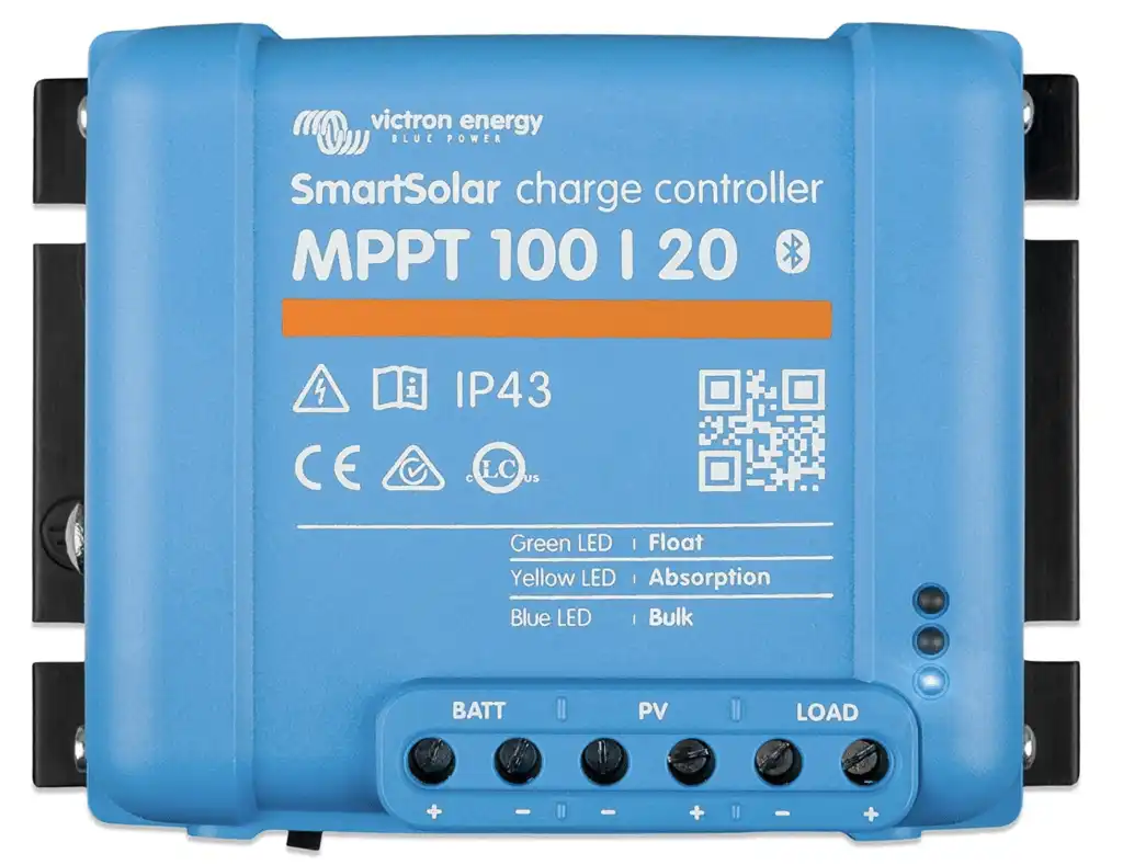 Victron Energy SmartSolar MPPT Laderegler 100/20-48 12V 24V 48V 20A Solarladeregler Bluetooth integriert SCC110020160R