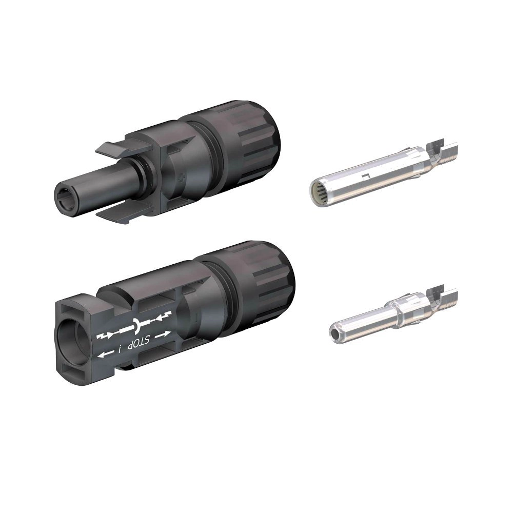 original - MC4 Stecker + Buchse für 4-6 mm² Leitungen Solarstecker