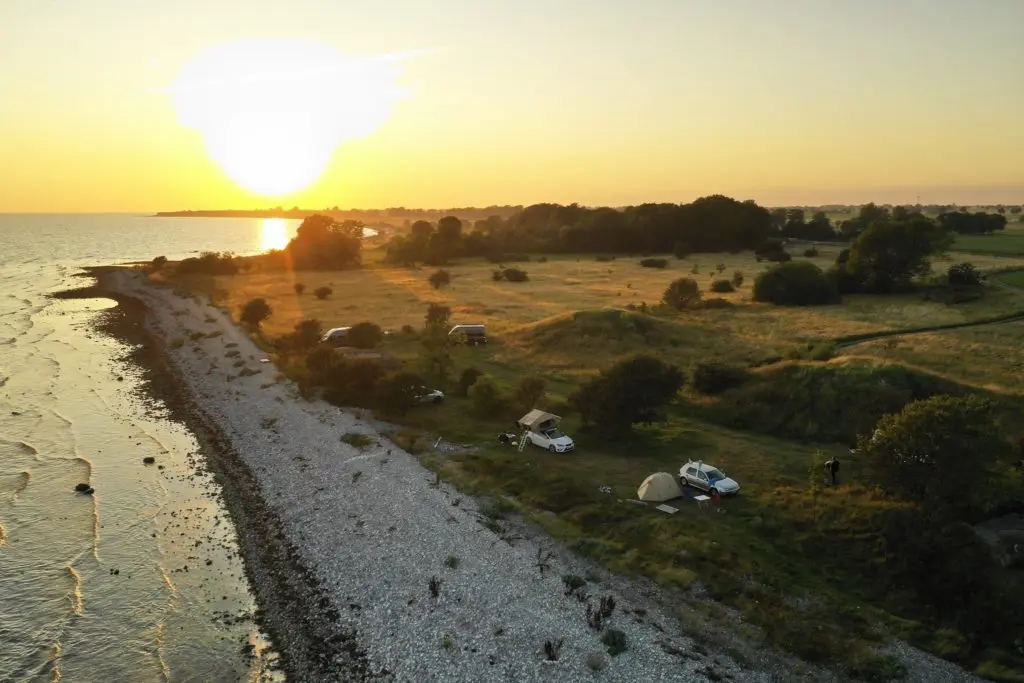 Sonnenuntergang wasser wolkenfreier himmel