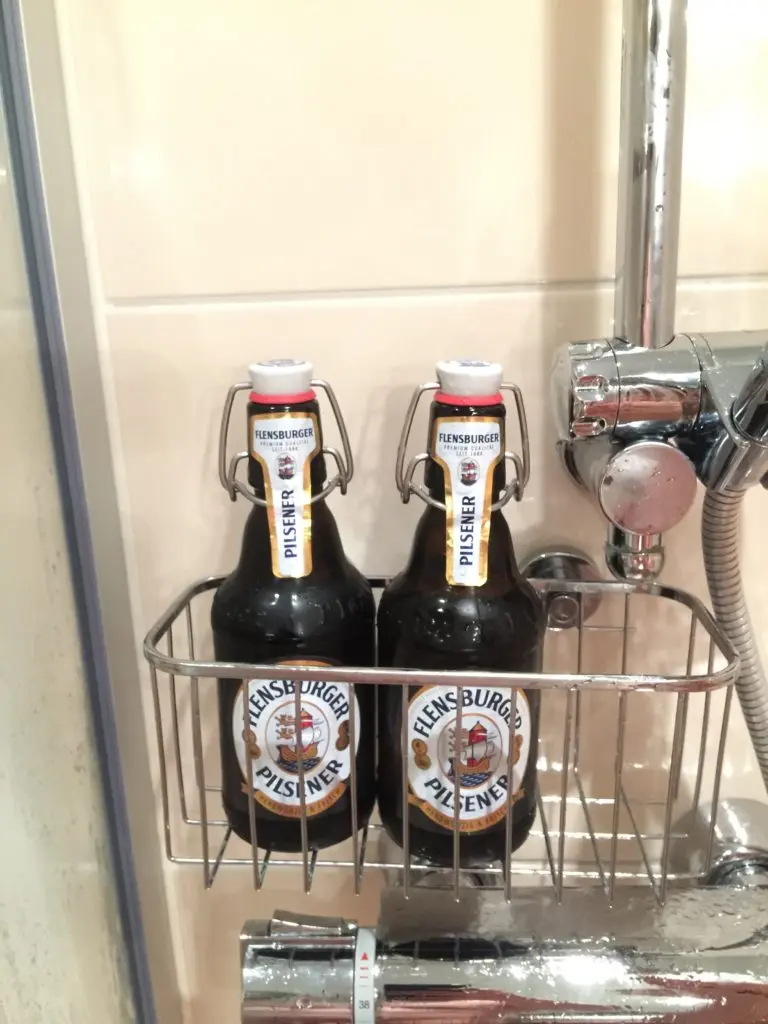 Bier in der dusche kühlen