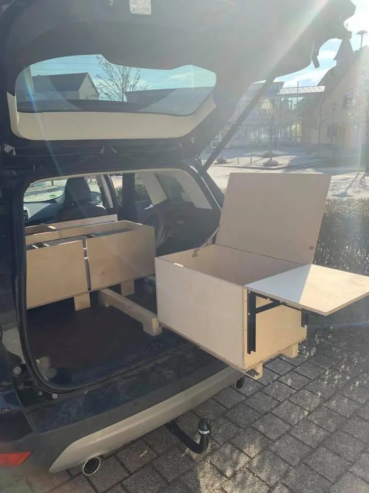 holz ausbau kofferraum auto