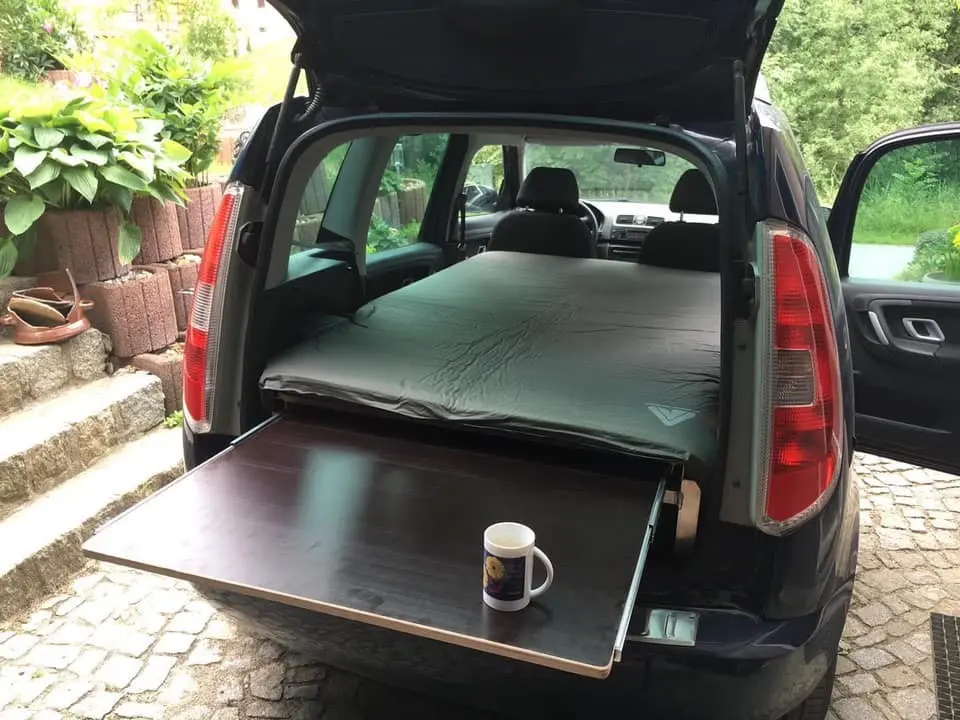 tisch auszug kofferraum